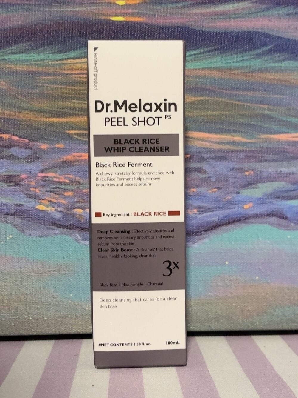 Dr. Melaxin Peel Shot Black Rice Whip Cleanser